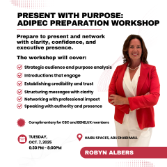 Present With Purpose: ADIPEC Preparation Workshop